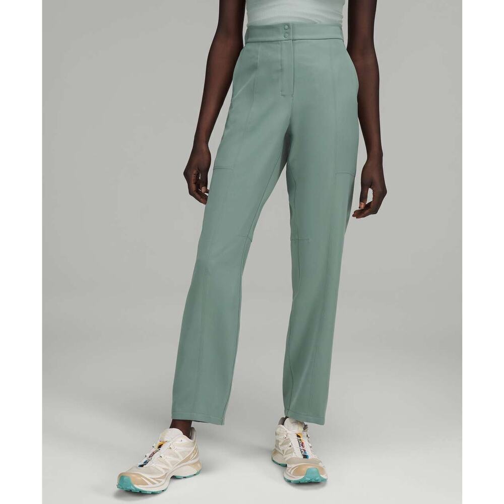 NWT Lululemon Dynamic Days Pant *Travel Woven Tidewater Teal Size 31 *W5EIRS